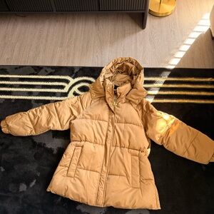 Gold Abercrombie and Fitch Ultra Puffer